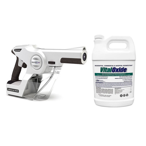 Protexus Handheld Electrostatic Sprayer + Vital Oxide Disinfectant Bundle