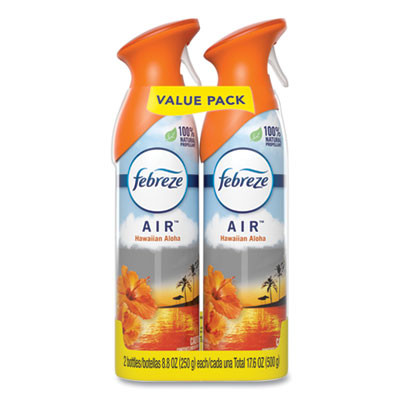 Febreze AIR, Hawaiian Aloha, 8.8 oz Aerosol, 2/Pack