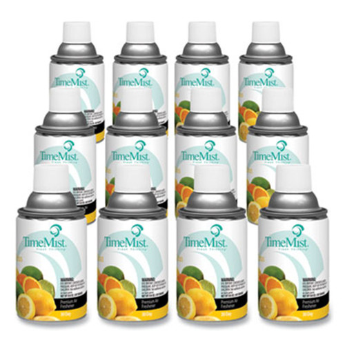 Premium Metered Air Freshener Refill, Citrus, 6.6 oz (12 refills/case) | TimeMist