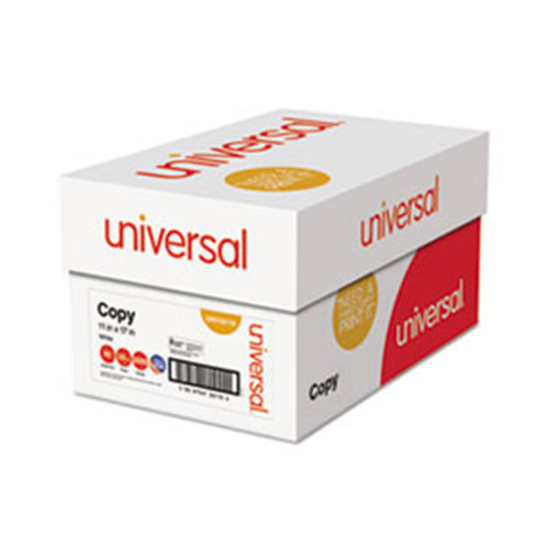 Copy Paper, 92 Bright, 20 lb Bond Weight, 11 x 17, White, 500 Sheets/Ream