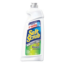 Soft Scrub with Bleach Cleaner, 36 oz Bottle (6/Case)