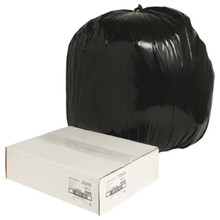 45 Gallon Can Liners, 40" x 46", 1.25 mil, Low Density, Heavy-Duty, Black  (100/Case) | Nature Saver