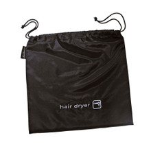 Storage Bag for Handheld Hair Dryers, 12" x 12 ", Black (6 Pack) | Sunbeam