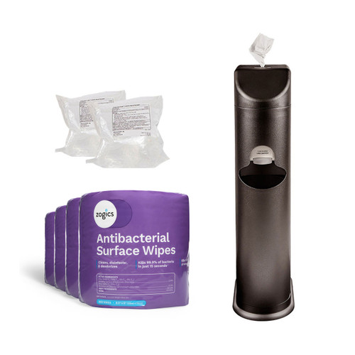 The Cleaning Station + Antibacterial Wipes Starter Kit