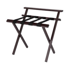 Metropolitan Luggage Rack with Backrest, Brown (4-Pack) | H1S