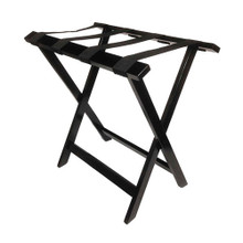 Standard Tall Wooden Luggage Rack, Espresso (4-Pack) | H1S