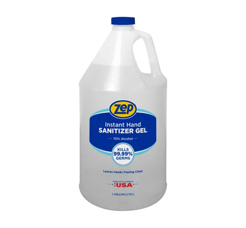 Zep 128 oz Alcohol Gel Hand Sanitizer, 1/gallon (+$25.99)
