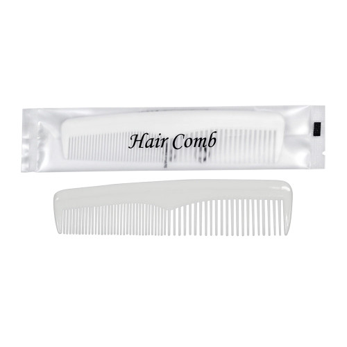 Disposable Hair Comb, Frosted Sachet Wrap (Case of 125 or 500)