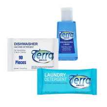 Terra Breeze Dish Soap and Laundry Detergent Set (Pack of 5 or 20)