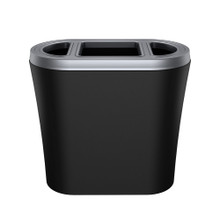 Ascend Triple 40 Gallon Oval Trash Can | Busch Systems