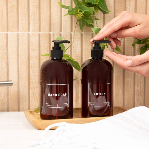 Zogics Lotion and Hand Soap 16 oz. Refillable Dispenser Bundle