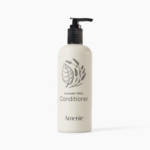 Amenie Lavender Mint Conditioner, 13.5 oz Acquavera Refillable Bottle