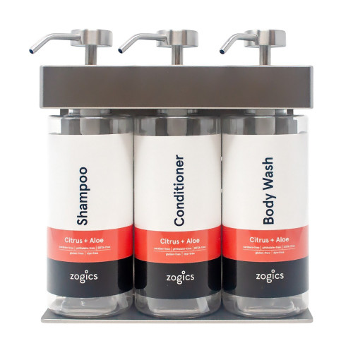 Zogics Citrus & Aloe SOLera Oval 3 Chamber Refillable Dispenser