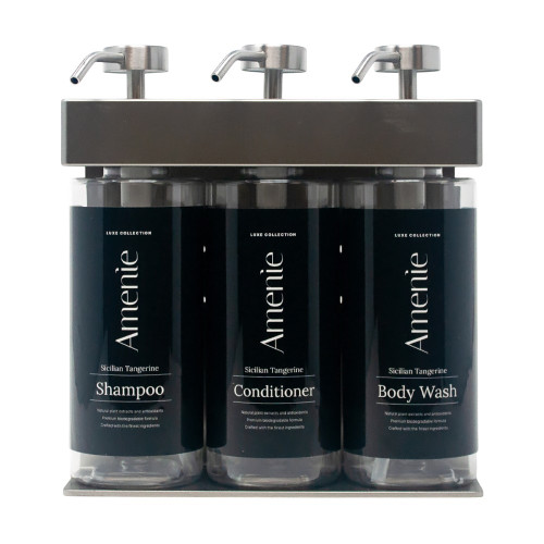 Amenie Sicilian Tangerine SOLera Oval 3 Chamber Refillable Dispenser