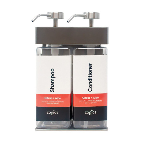 Zogics Citrus & Aloe SOLera Rectangle 2 Chamber Refillable Dispenser