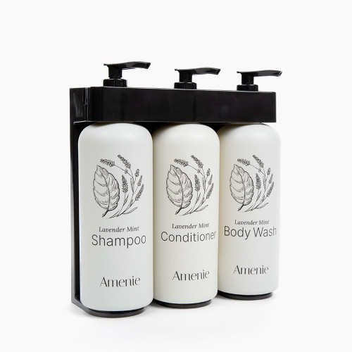 Amenie Lavender Mint Acquavera 3 Chamber Refillable Dispenser