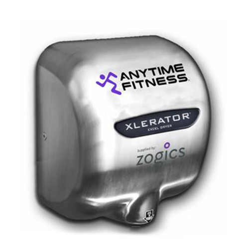 XLERATOR Hand Dryer, Anytime Fitness, Stainless, XL-SI