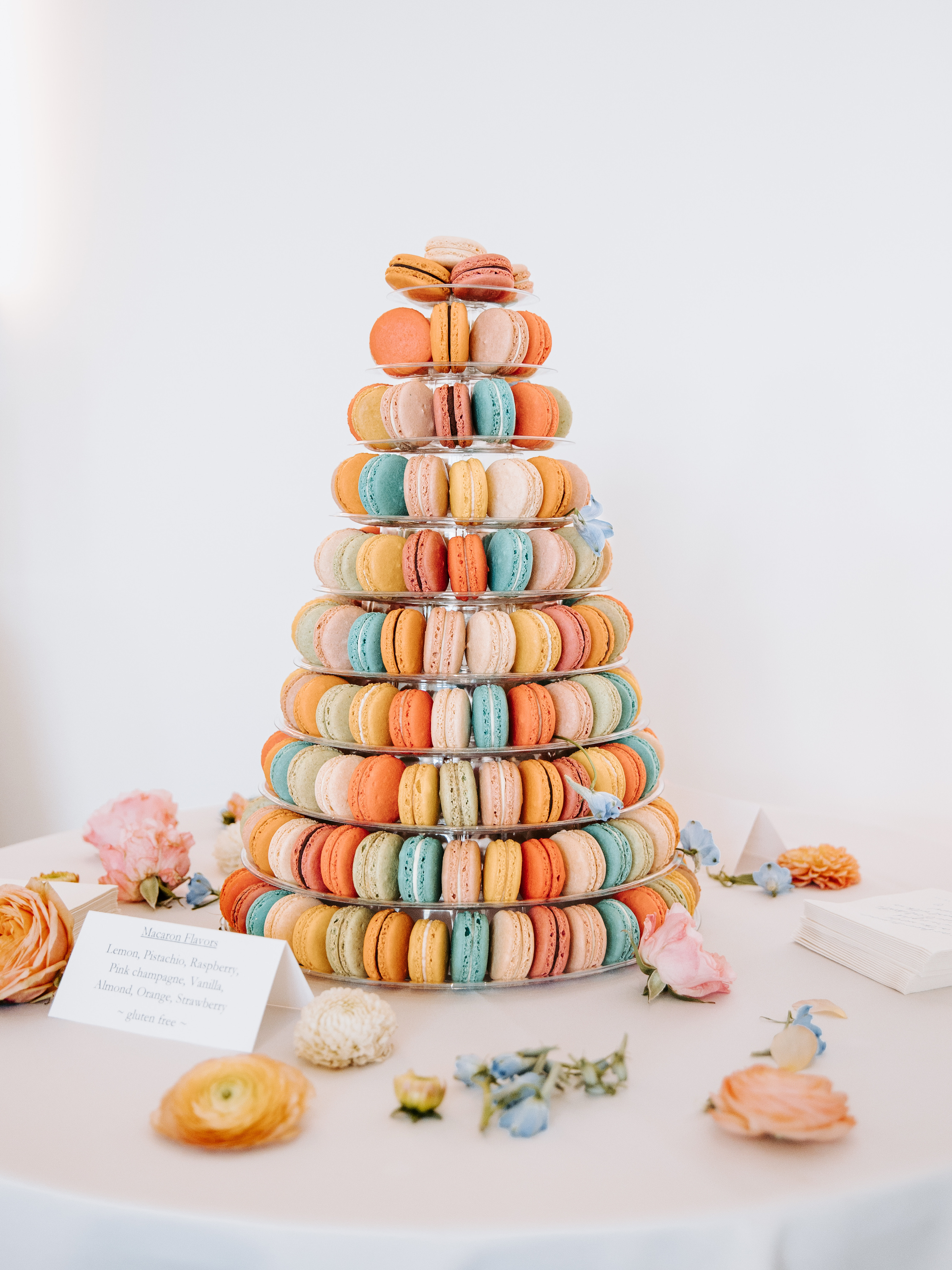 Nikkolette's Macarons Tower wedding