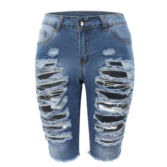 Womens Middle Rise Stretchy Denim