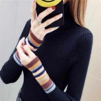 Sweaters Long-Sleeve Female Pullovers 