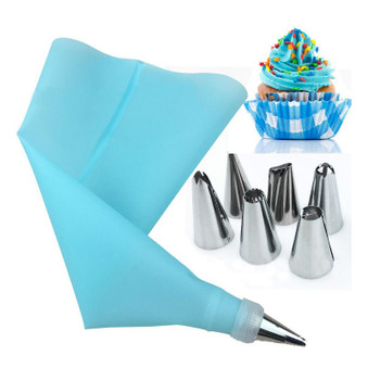 8pcs/set Silicone Forms Icing Piping Nozzles 