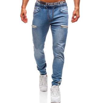 --K J. Quality men's  Denim fashion  stone jeans