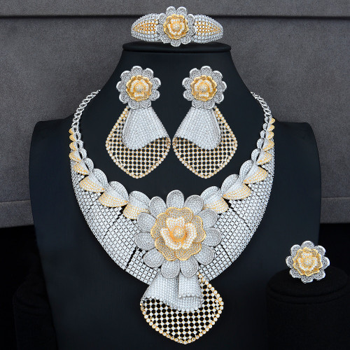 GODKI 99mm Luxury Flowers 4PCS African