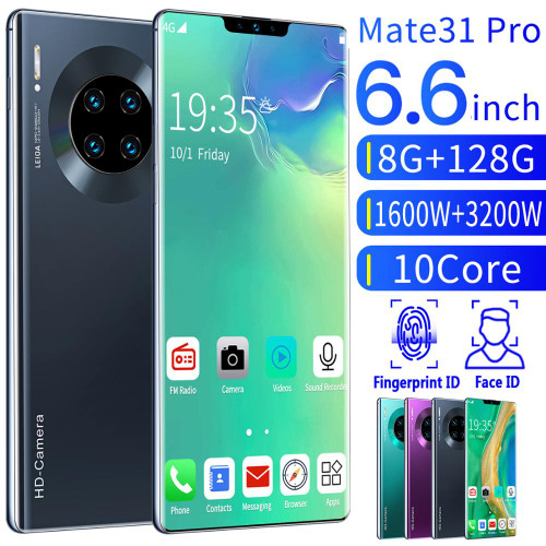 Smartphone 6.6inch Cellphone Dual SIM Camera 3G 4G