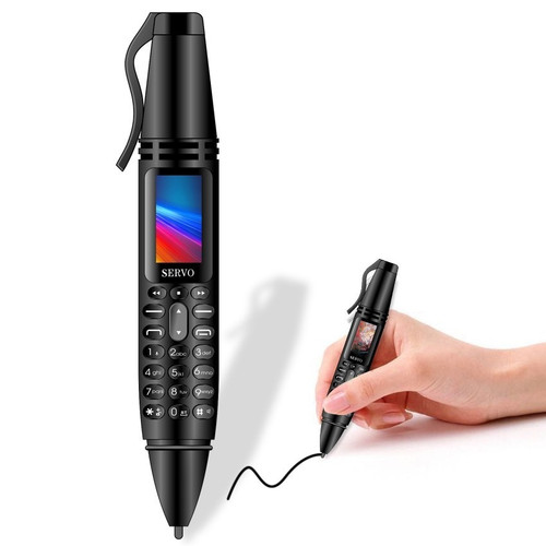  Pen mini Cell phone 0.96"  Screen Dual SIM Flashlight Bluetooth Dialer Unlock Mobile Phone Recording pen phone
