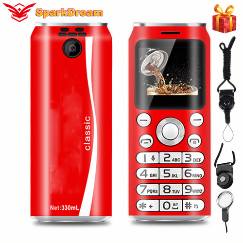 Unlocked small Mobile Phone Dual Sim Bluetooth Dialer, MP3 Smallest CellPhone