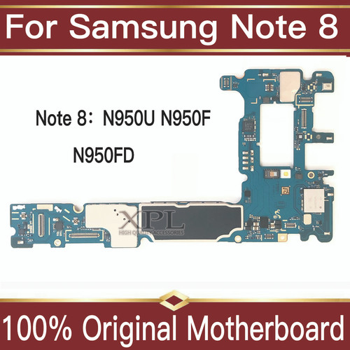 100% Tested Unlocked Logic Board for Samsung Note 8 Motherboard N950F / N950FD 64GB Full Function Mainboard