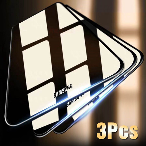 3Pcs Protective Glass For Samsung Galaxy A50 A30 A20 Screen Protector For Samsung M10 M20 M30 A40 A70 A80 A90 A10 Tempered Glass