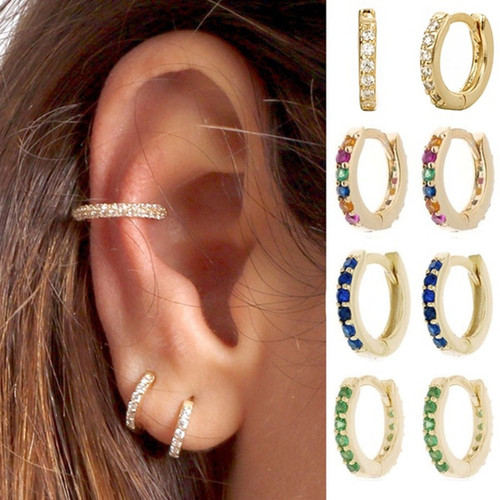 Stud Thin Hoops Gift