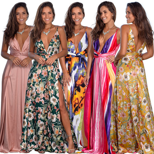 longue evenning-dress