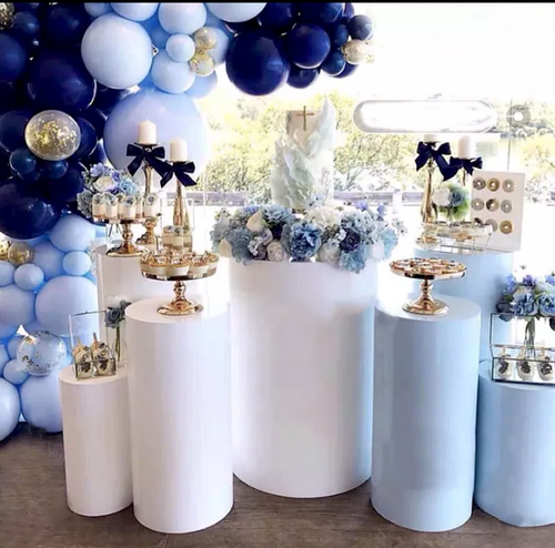 set of cake stand pedestals 
