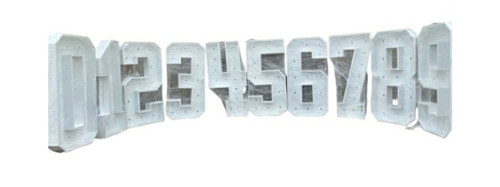 0-9.  3 ft wood Lighted marquee 