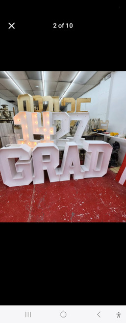 39x12 inch GRAD tables lighted 