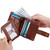 .Kennyjacks luxurous Genuine men Leather Wallet bifold Coin purse.