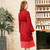 RED Bride Bridesmaid Wedding Robe