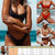 2020 Sexy Bikini Curved Chest Folds