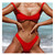2020 Sexy Bikini Curved Chest Folds