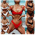 2020 Sexy Bikini Curved Chest Folds