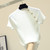 Thin Knitted White T Shirt