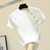Thin Knitted White T Shirt