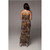 Sexy Leopard Print Snake Skin Dress