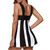 Swimsuit Women Striped Ruffle