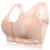 Plus Size Seamless Wireless Gather Brassiere
