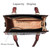 Qiwang Black Leather Handbag
