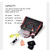 Qiwang Black Leather Handbag