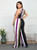 Striped Jumpsuit Plus Size Playsuit
